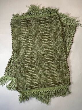 NAPA Home & Garden Jute Placemats Set of 4 – Rustic Farmhouse Green